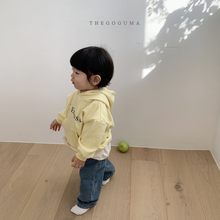 Thegoguma - Korean Children Fashion - #kidsshorts - Ring Chunky Denim Pants - 7