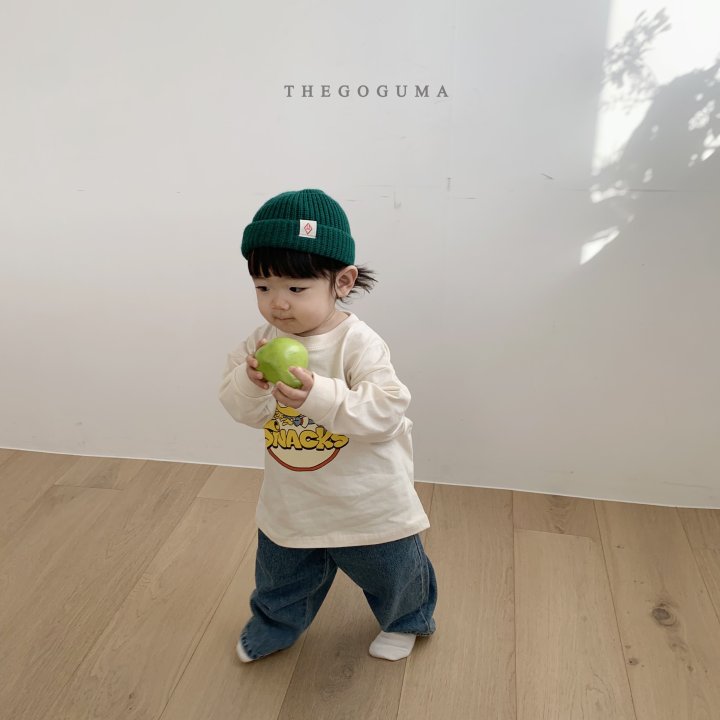 Thegoguma - Korean Children Fashion - #kidsshorts - Snacks Tee - 4