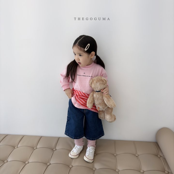 Thegoguma - Korean Children Fashion - #littlefashionista - New Bermuda Denim Pants - 12