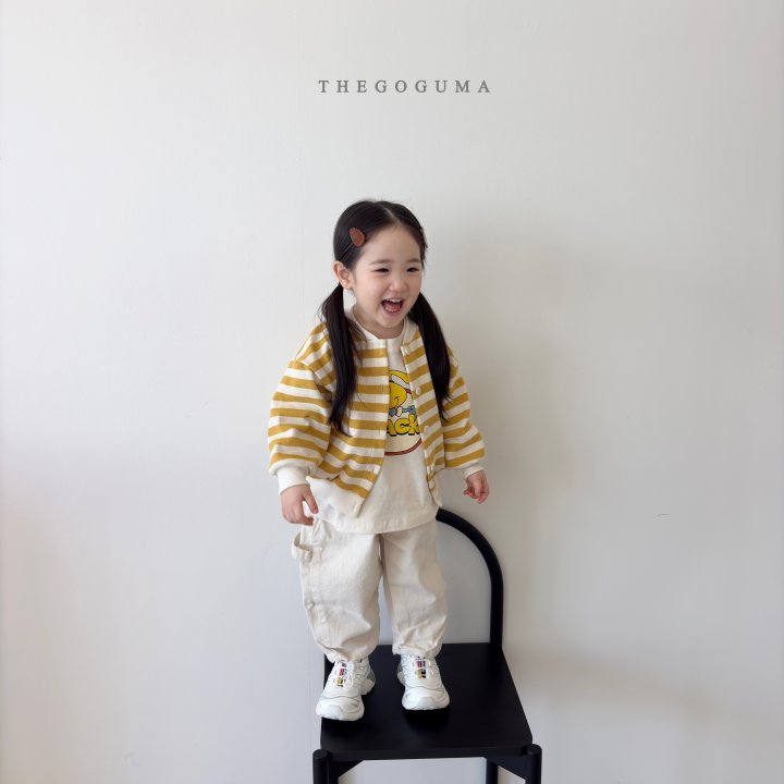 Thegoguma - Korean Children Fashion - #littlefashionista - Ring Chunky Denim Pants - 11