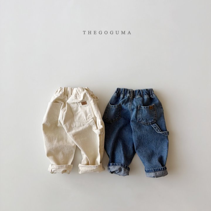 Thegoguma - Korean Children Fashion - #stylishchildhood - Ring Chunky Denim Pants