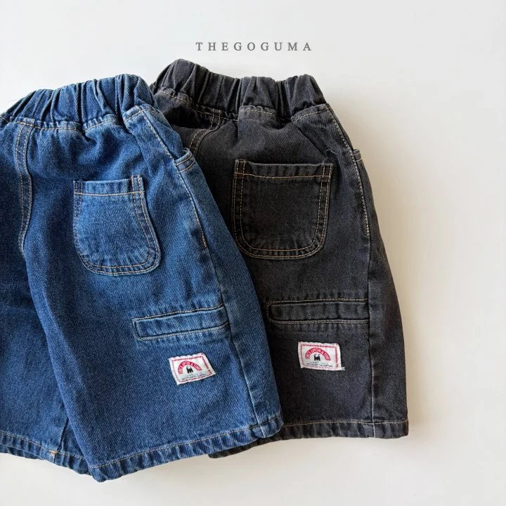 Thegoguma - Korean Children Fashion - #toddlerclothing - New Bermuda Denim Pants