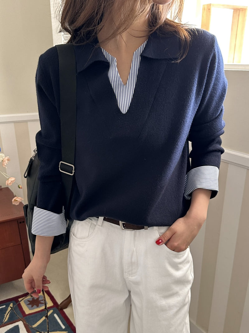There By - Korean Women Fashion - #momslook - Ment Knit - 7