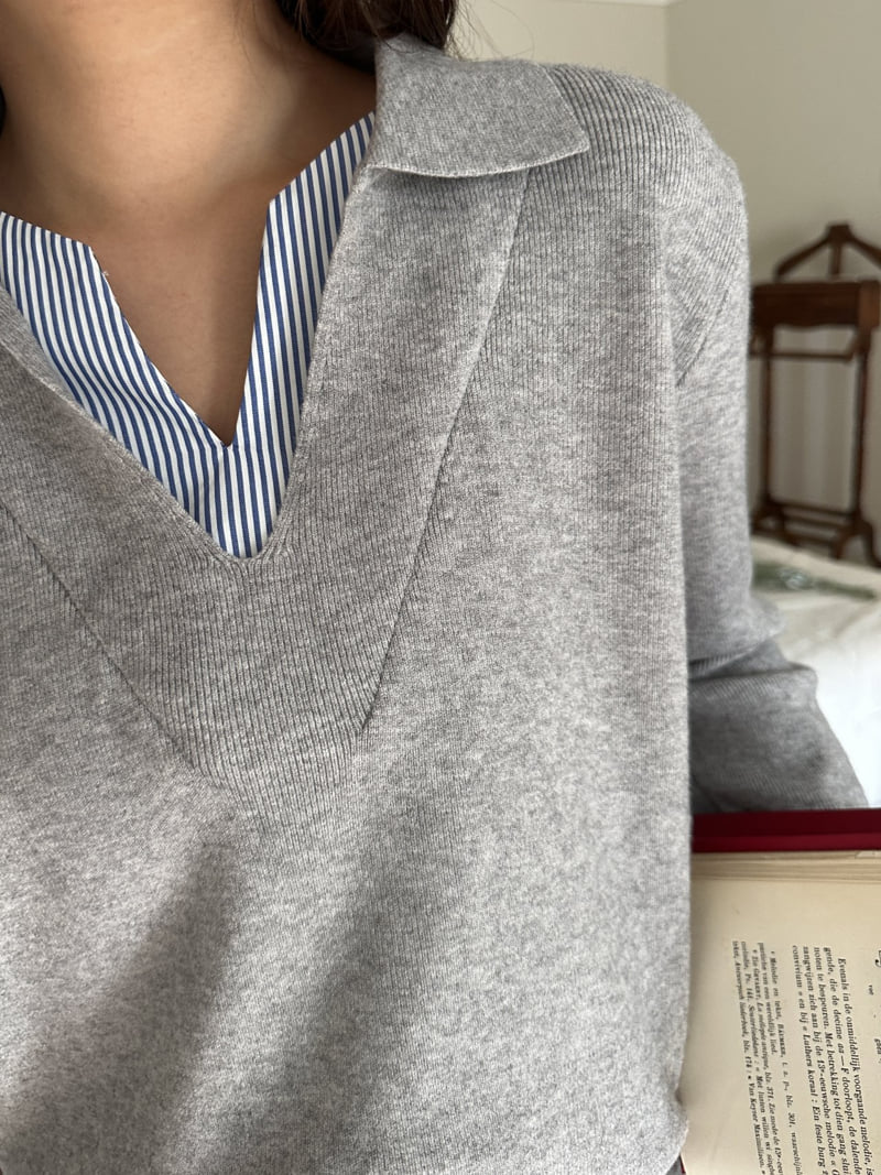 There By - Korean Women Fashion - #momslook - Ment Knit - 9
