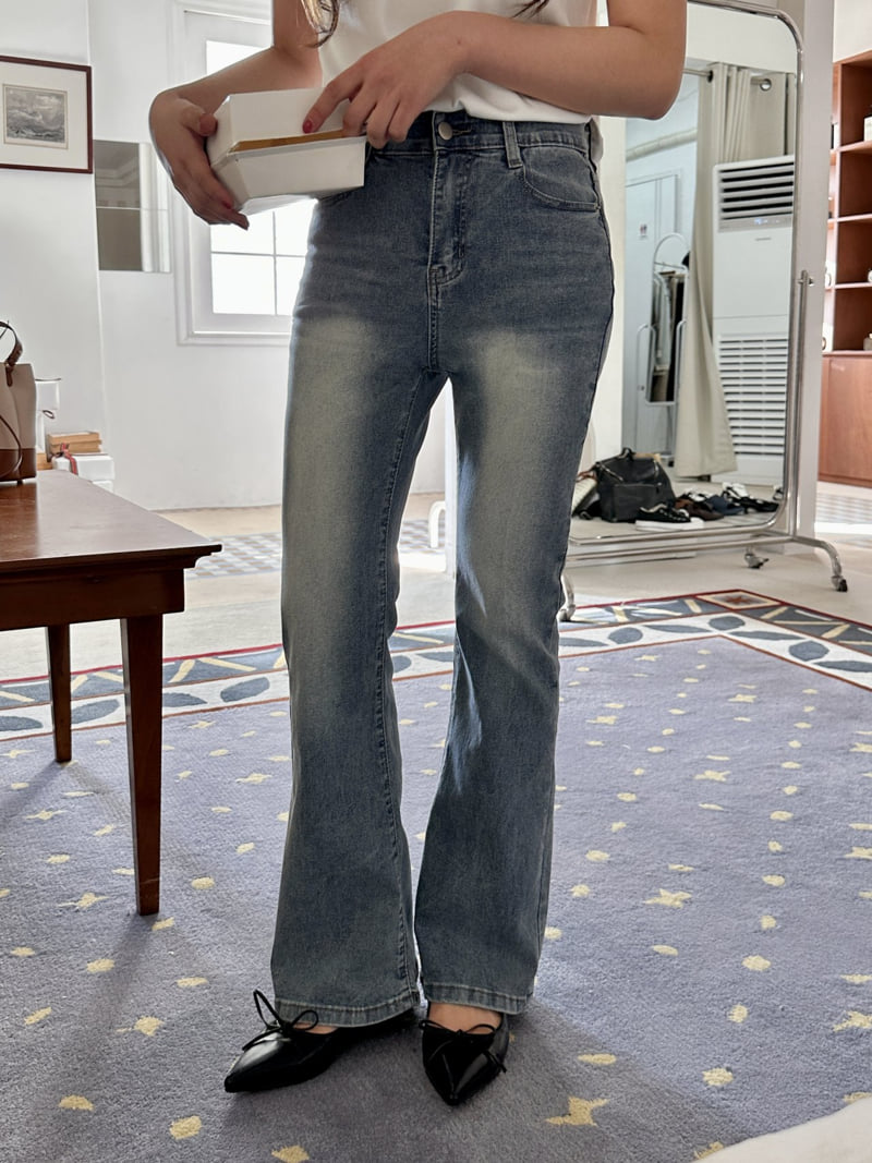 There By - Korean Women Fashion - #momslook - In-Banding Bootcut Denim Pants - 8
