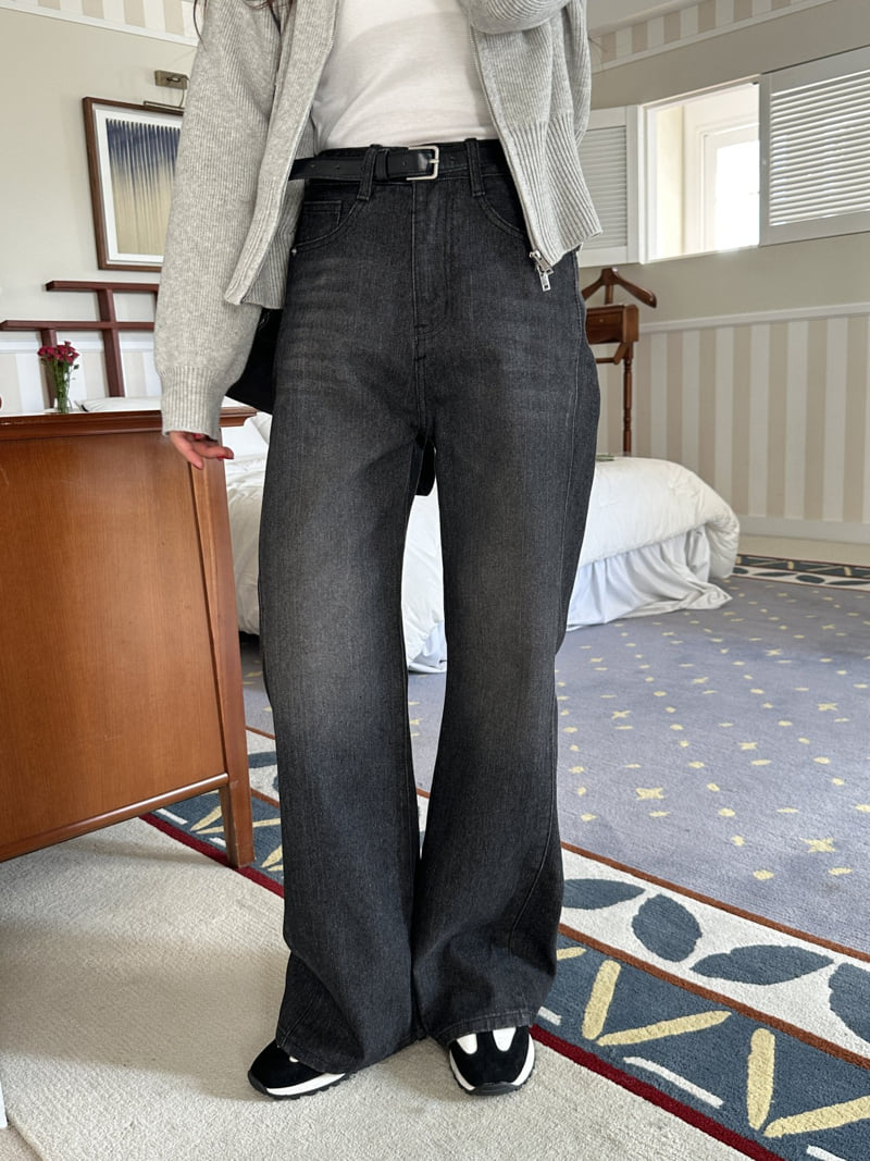There By - Korean Women Fashion - #pursuepretty - Flare Denim Pants - 8