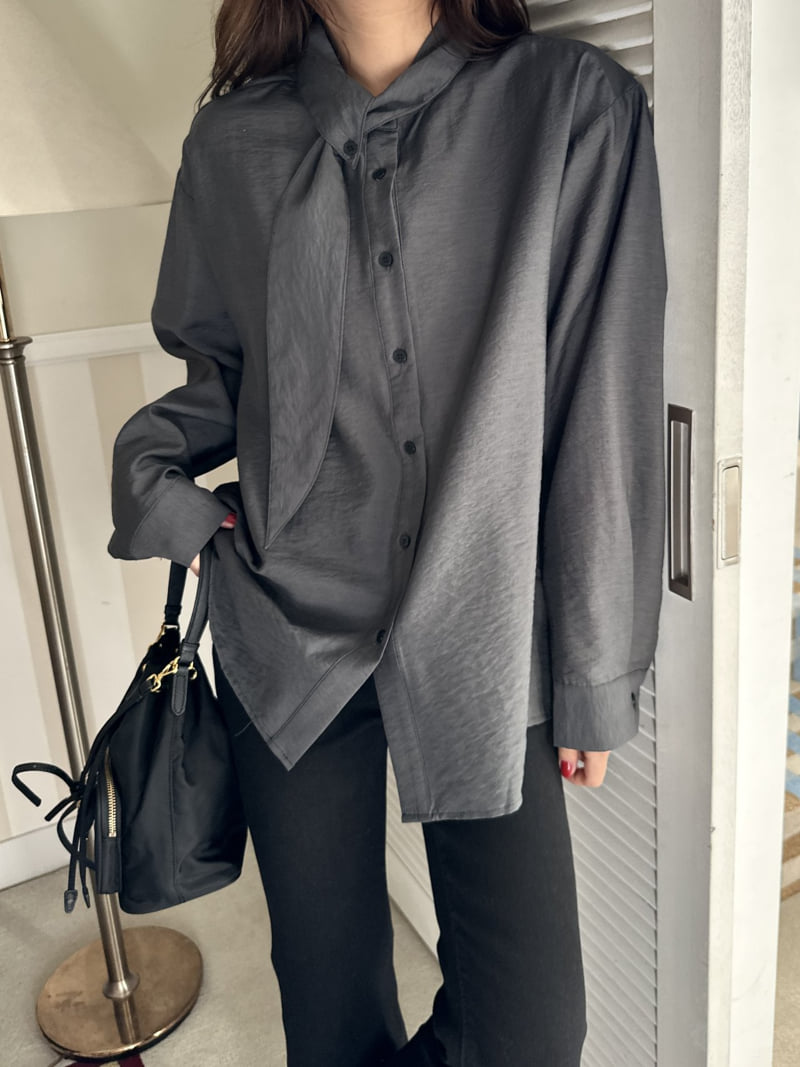 There By - Korean Women Fashion - #pursuepretty - Tie Blouse - 7