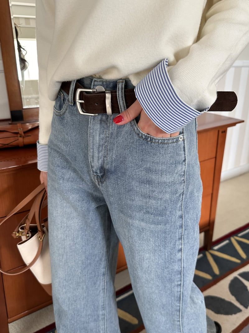 There By - Korean Women Fashion - #vintageinspired - Flare Denim Pants - 6