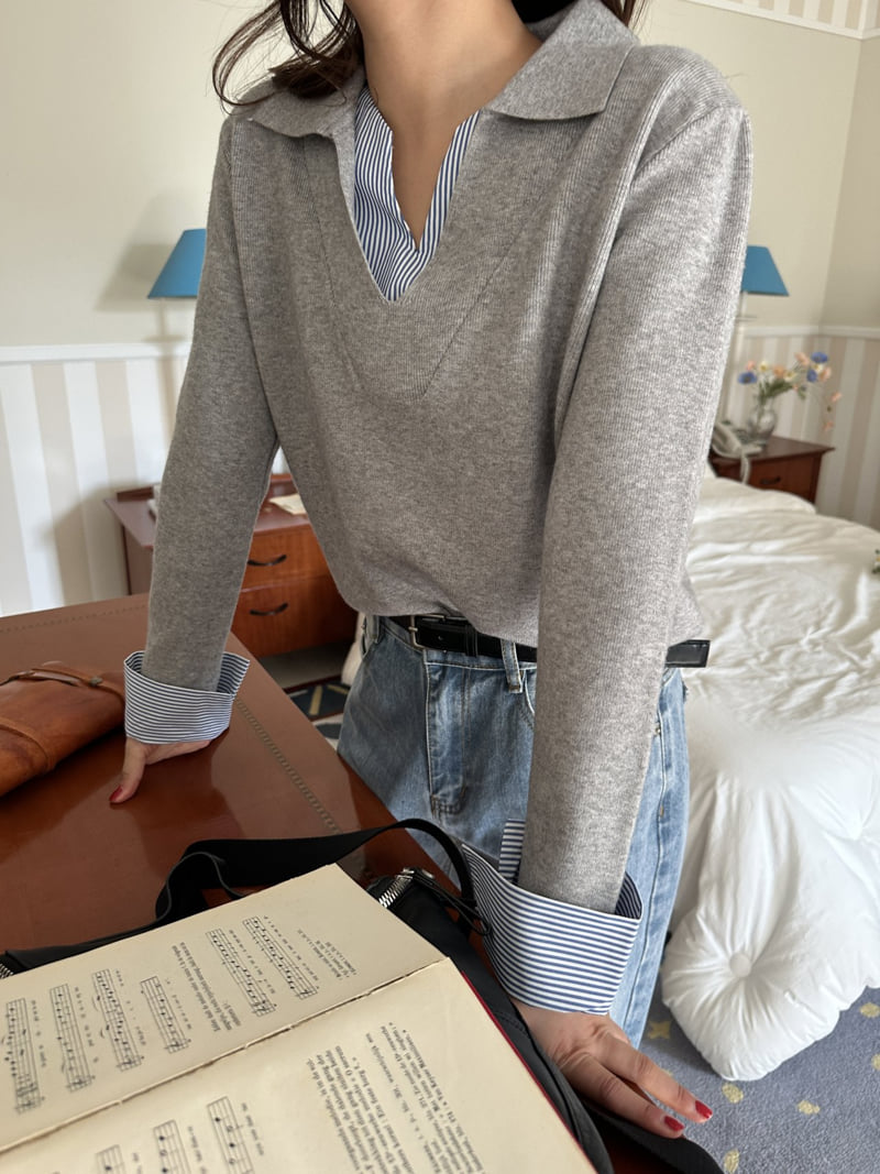 There By - Korean Women Fashion - #womensfashion - Ment Knit - 12