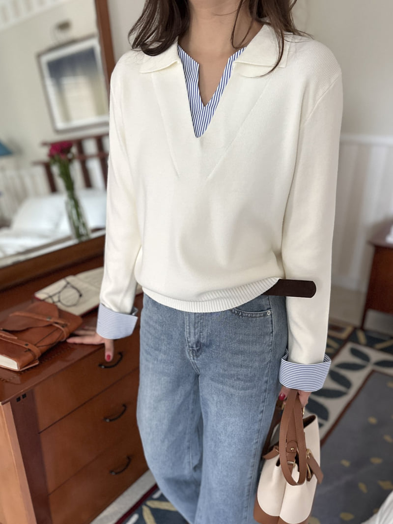 There By - Korean Women Fashion - #womensfashion - Ment Knit - 2