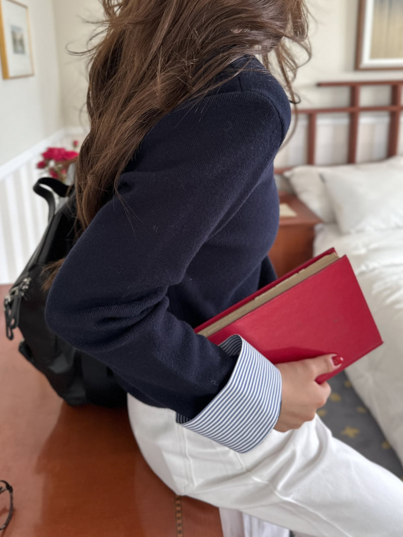 There By - Korean Women Fashion - #womensfashion - Ment Knit - 6