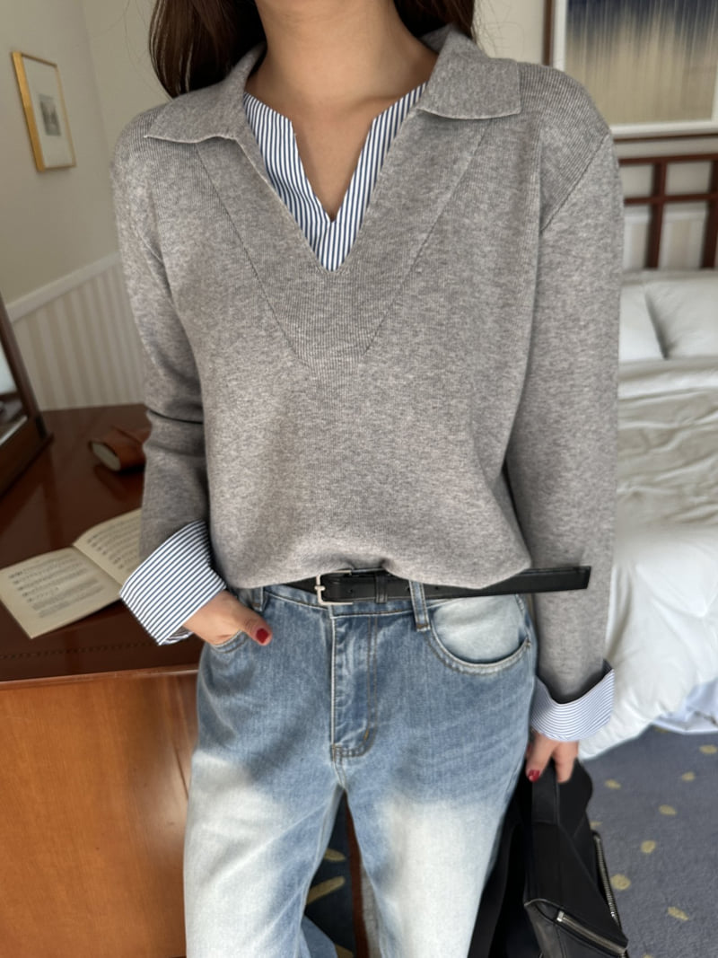There By - Korean Women Fashion - #womensfashion - Ment Knit - 8