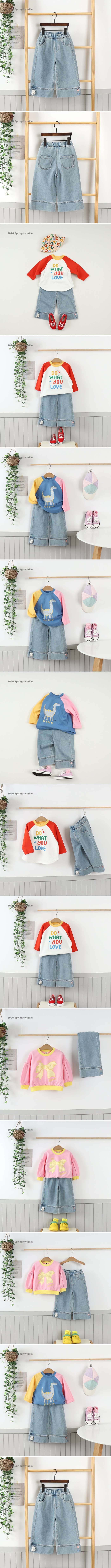 Twinkle - Korean Children Fashion - #magicofchildhood - Lovely Wide Jeans