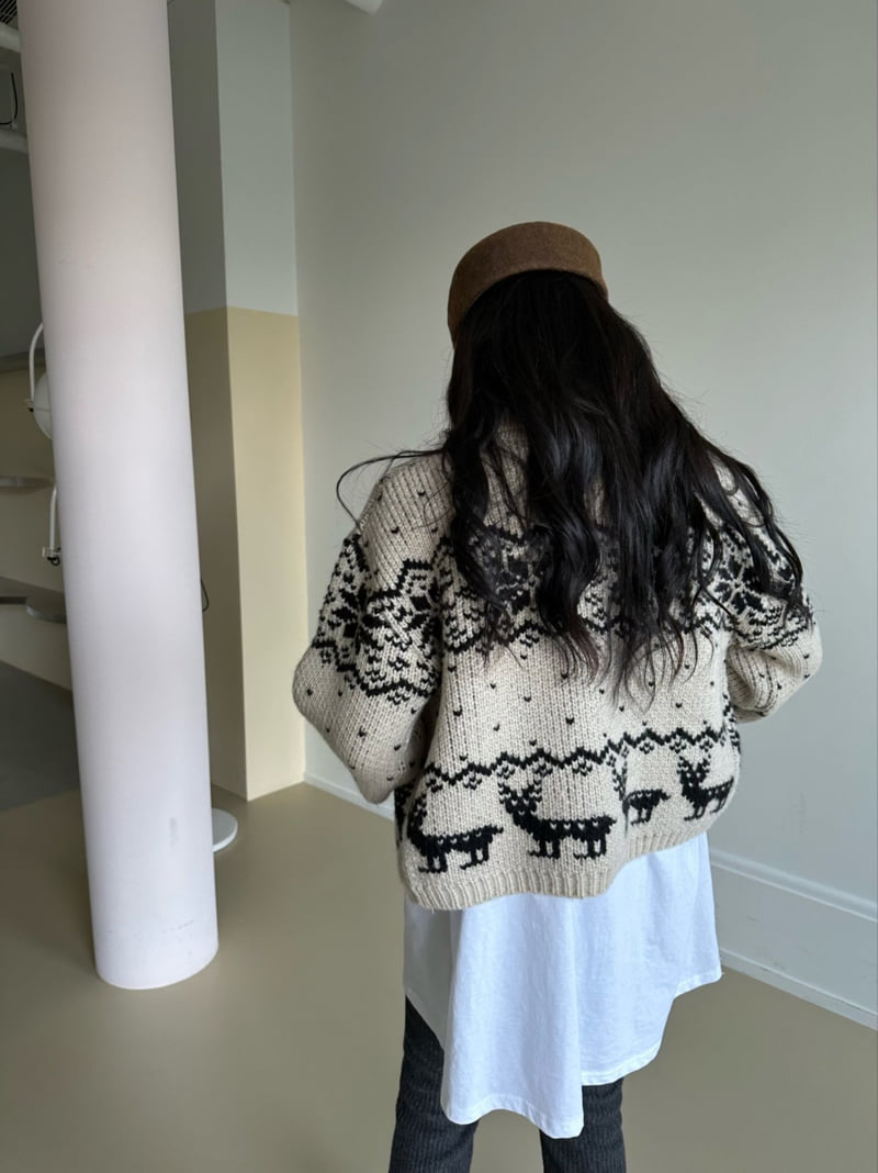 Uoov - Korean Women Fashion - #momslook - Rudolph Cardigan - 8