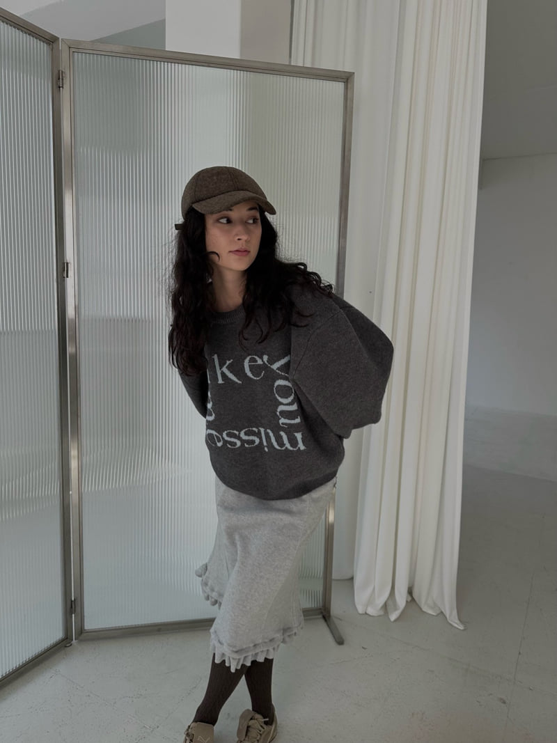Uoov - Korean Women Fashion - #momslook - Like Round Knit Top - 9