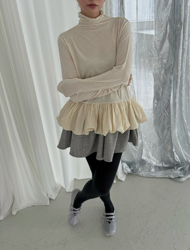 Uoov - Korean Women Fashion - #momslook - Balloon Polar Knit - 2