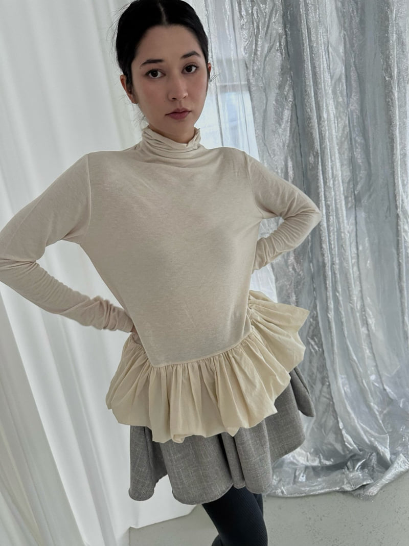 Uoov - Korean Women Fashion - #womensfashion - Balloon Polar Knit - 4