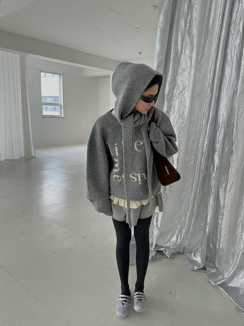 Uoov - Korean Women Fashion - #momslook - Balloon Polar Knit - 6
