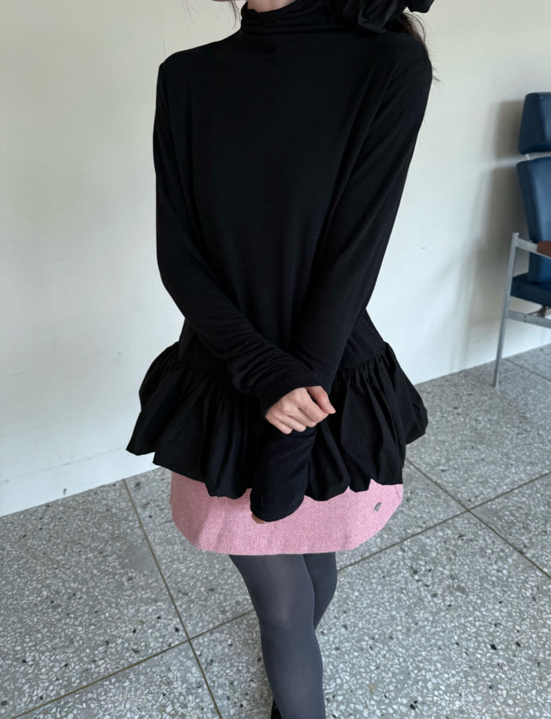 Uoov - Korean Women Fashion - #momslook - Balloon Polar Knit - 8