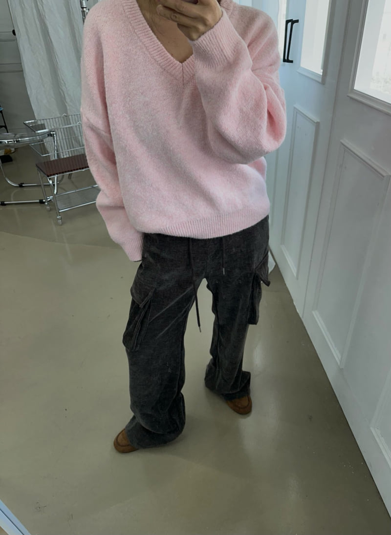 Uoov - Korean Women Fashion - #momslook - Napoli V-Neck Knit - 11