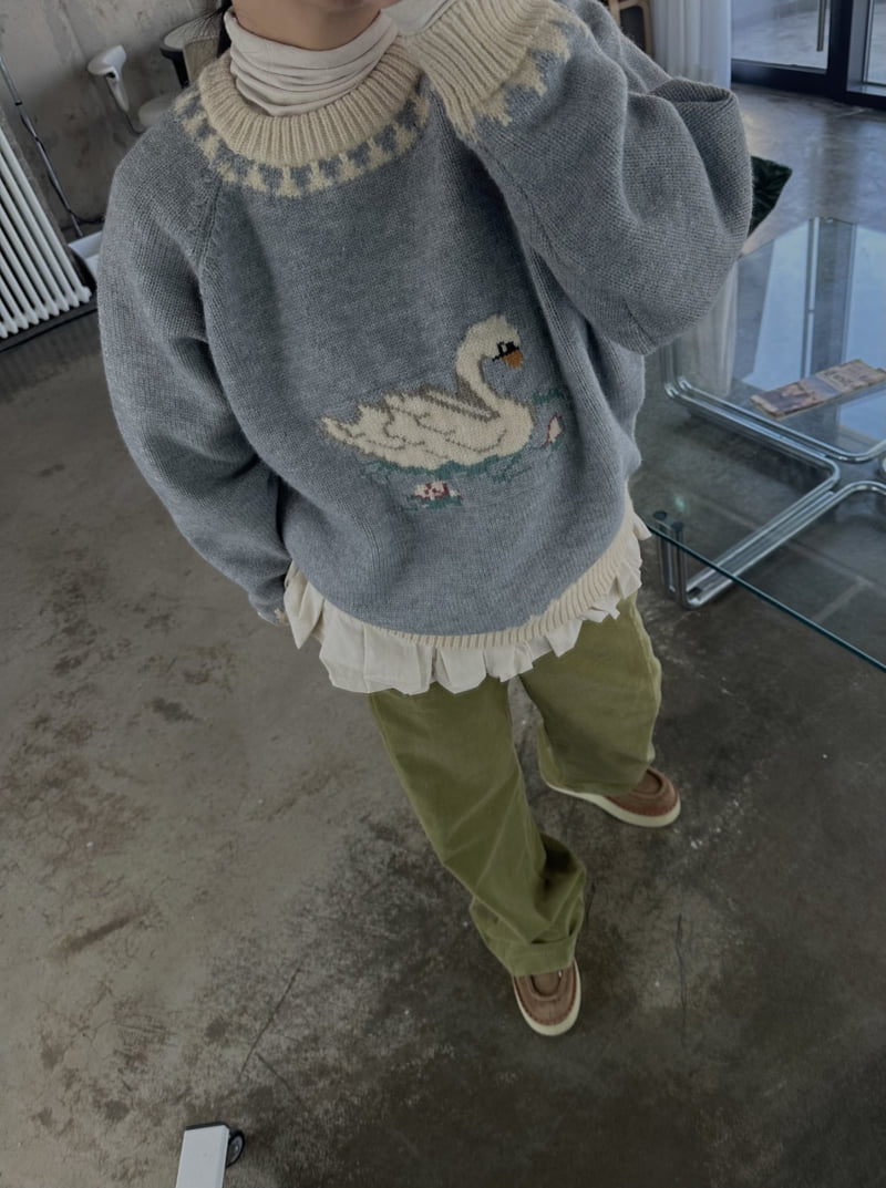 Uoov - Korean Women Fashion - #momslook - Vintage Duck Knit - 10