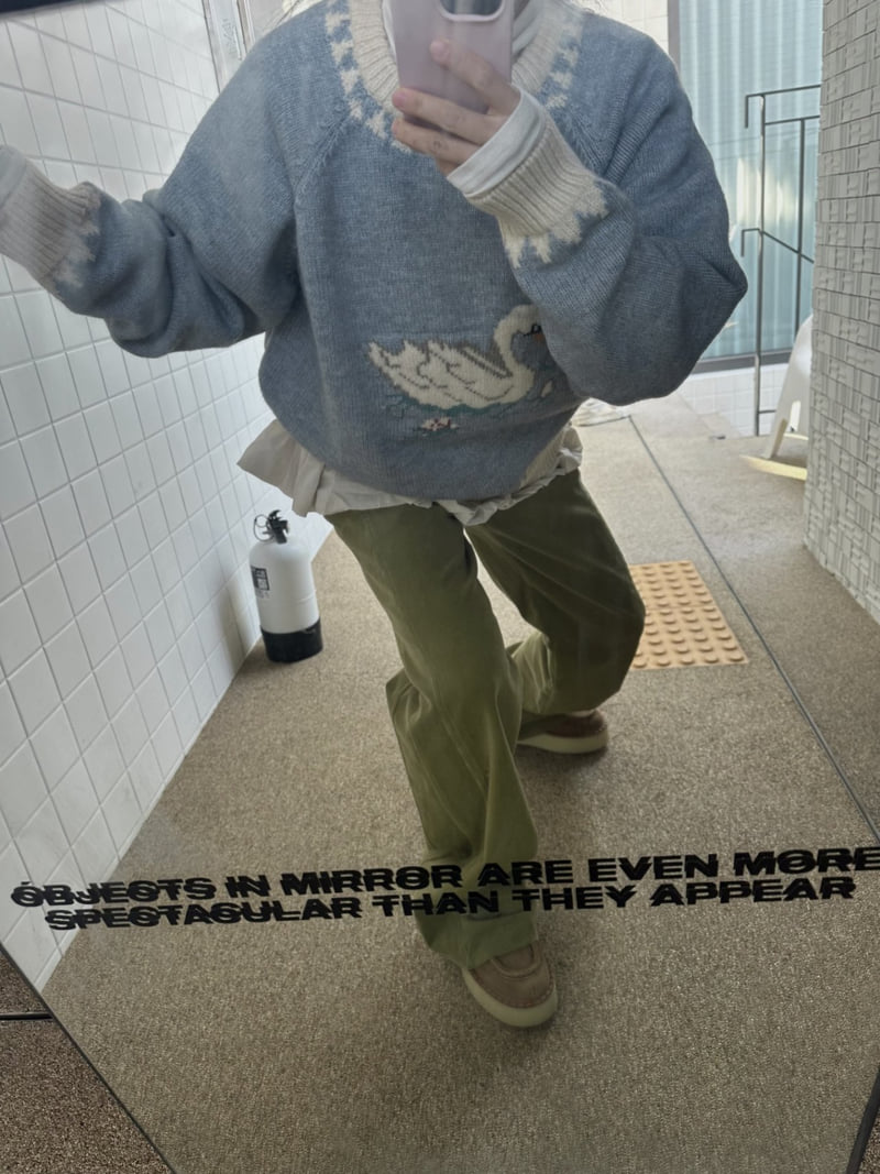 Uoov - Korean Women Fashion - #momslook - Vintage Duck Knit - 12