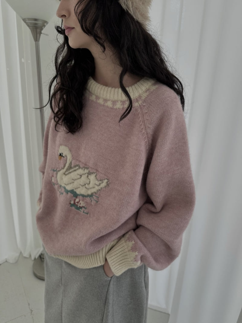 Uoov - Korean Women Fashion - #womensfashion - Vintage Duck Knit - 4