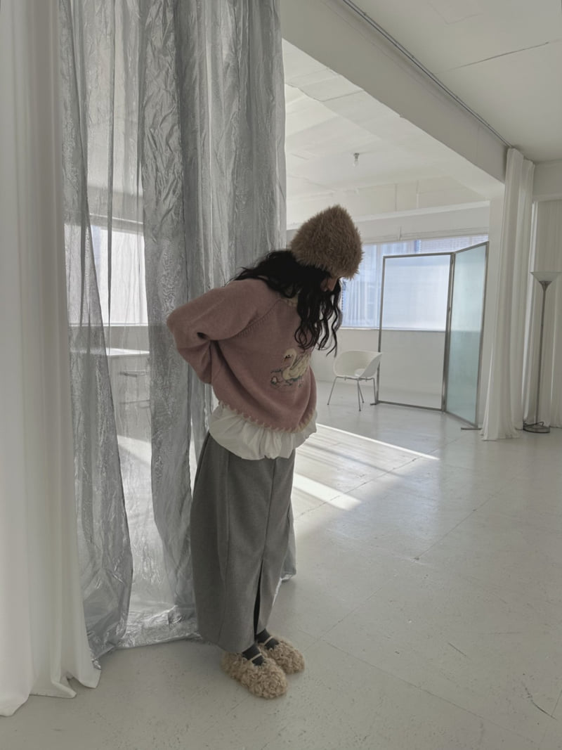 Uoov - Korean Women Fashion - #momslook - Vintage Duck Knit - 6