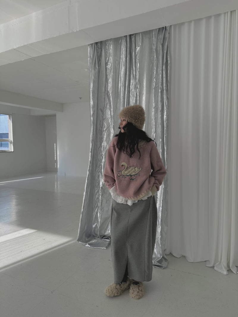 Uoov - Korean Women Fashion - #momslook - Vintage Duck Knit - 8