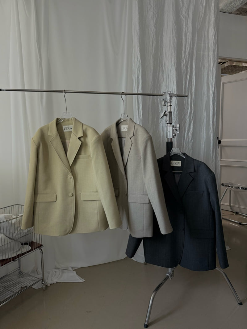 Uoov - Korean Women Fashion - #momslook - Stitch Jacket