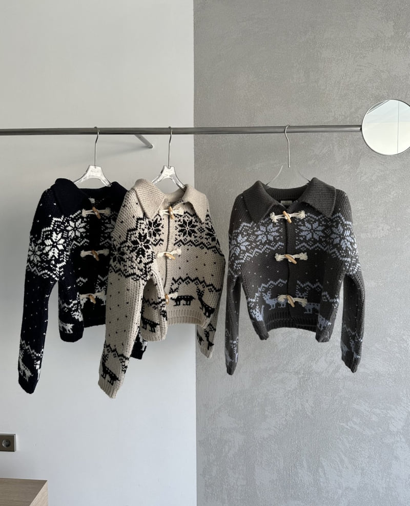 Uoov - Korean Women Fashion - #pursuepretty - Rudolph Cardigan - 2