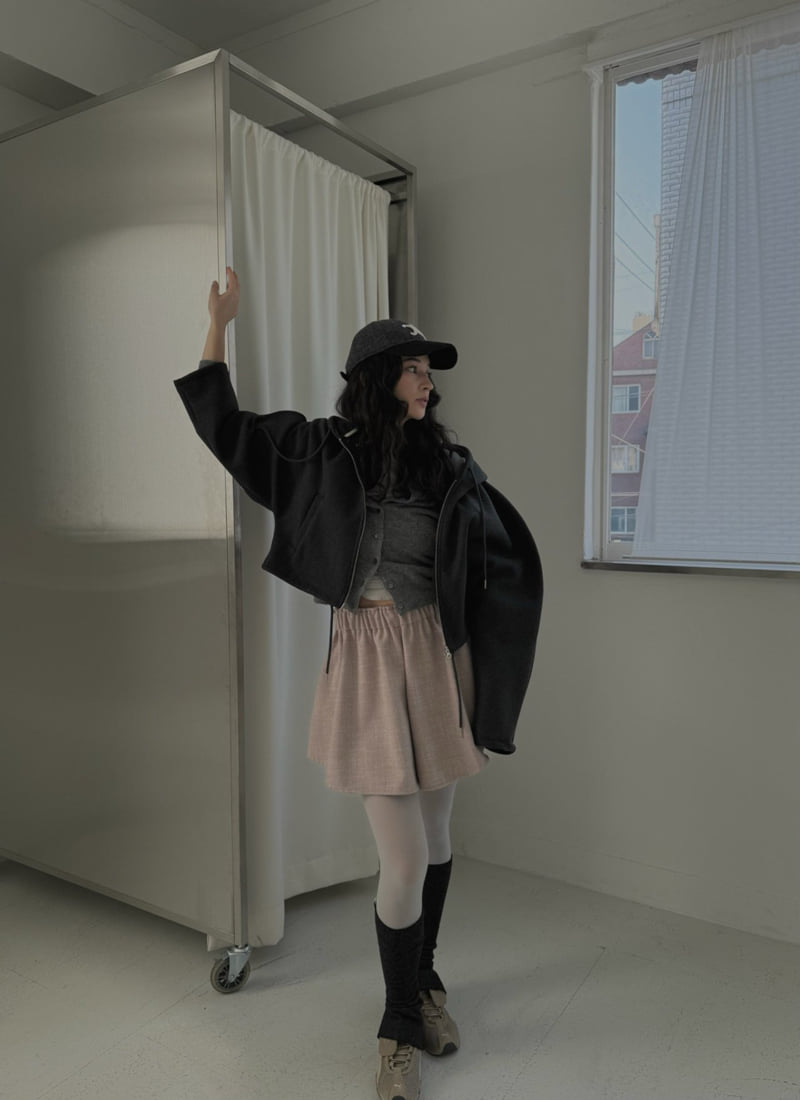 Uoov - Korean Women Fashion - #restrostyle - Now Hooded Zip-Up - 2