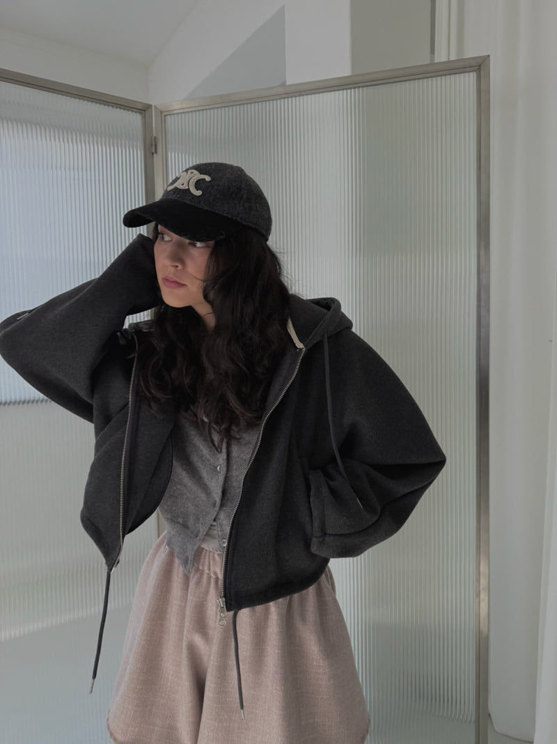 Uoov - Korean Women Fashion - #thatsdarling - Now Hooded Zip-Up - 5