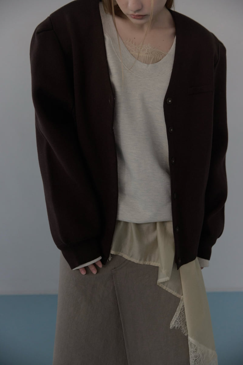 Uoov - Korean Women Fashion - #vintageinspired - Love Knit Cardigan - 12