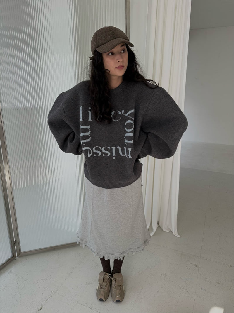 Uoov - Korean Women Fashion - #womensfashion - Like Round Knit Top - 8