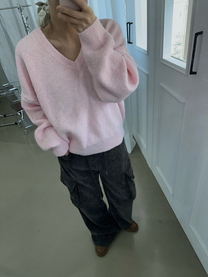 Uoov - Korean Women Fashion - #womensfashion - Napoli V-Neck Knit - 10