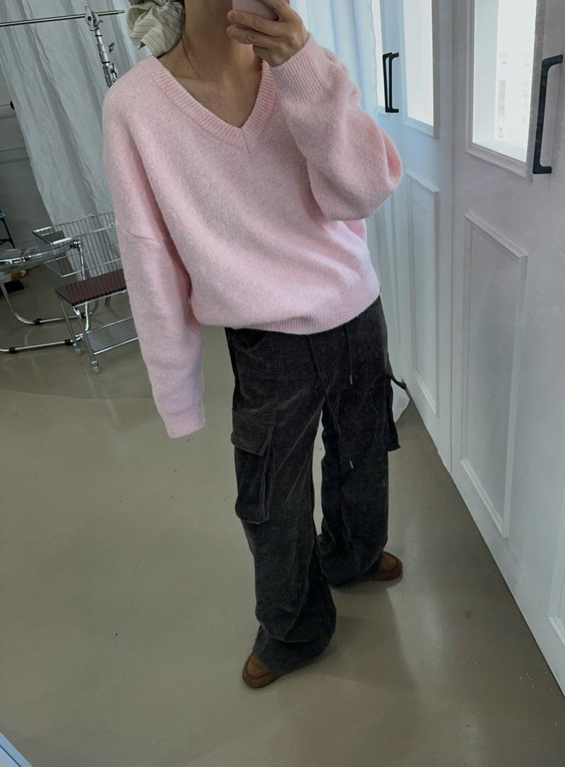 Uoov - Korean Women Fashion - #womensfashion - Napoli V-Neck Knit - 12