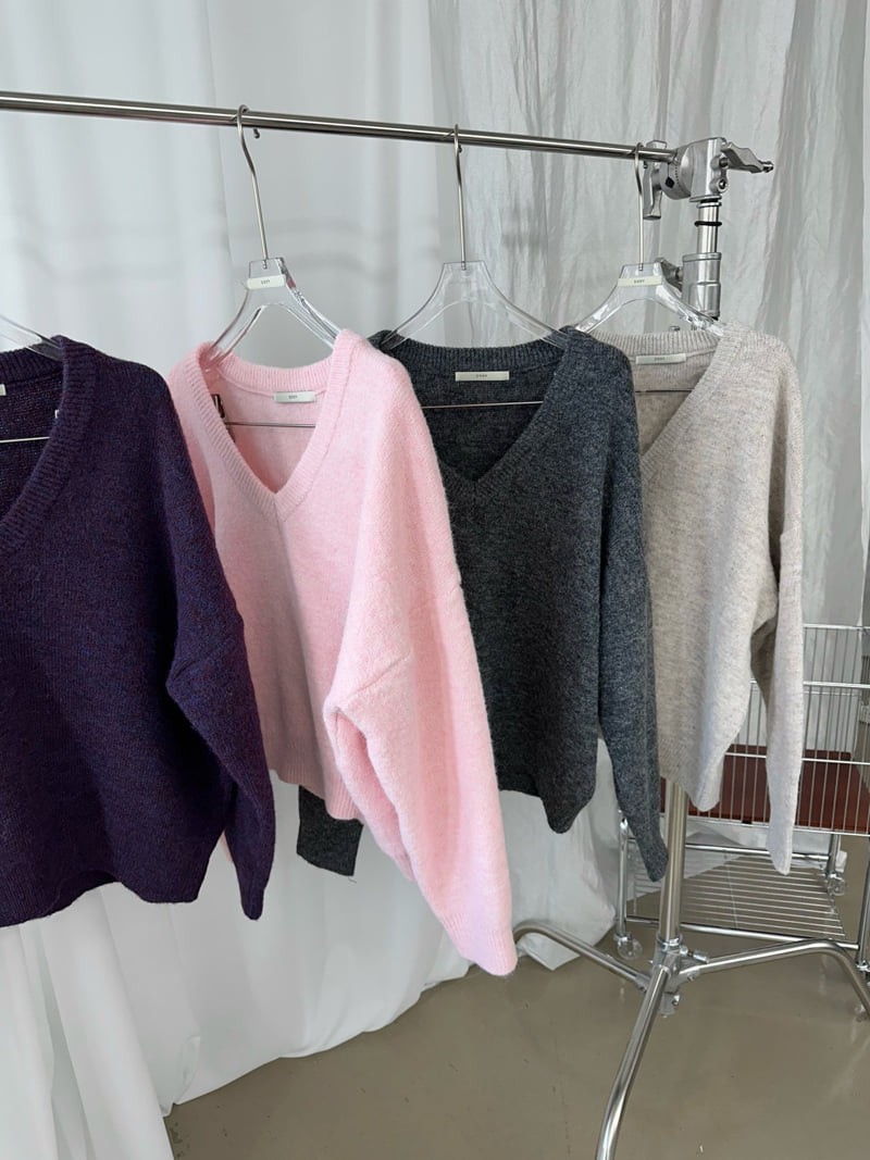 Uoov - Korean Women Fashion - #womensfashion - Napoli V-Neck Knit - 2