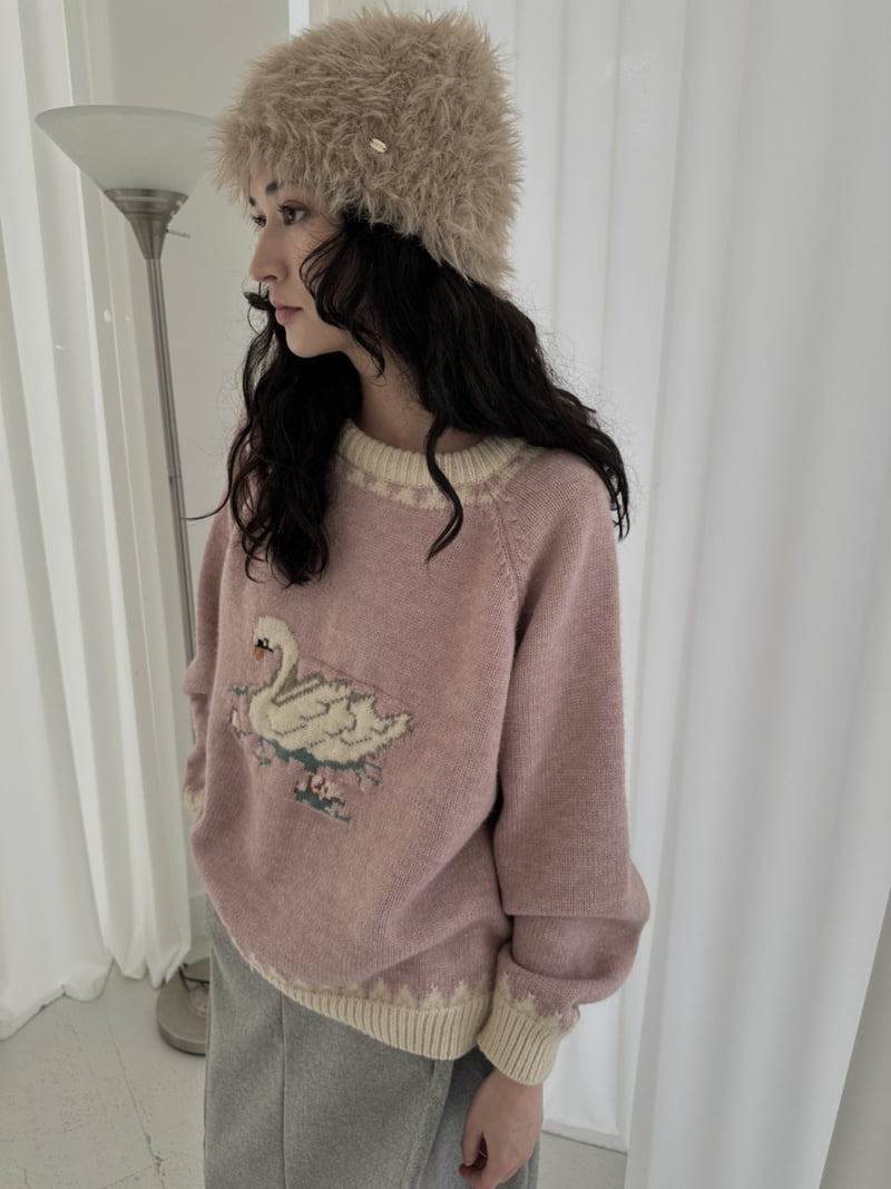 Uoov - Korean Women Fashion - #womensfashion - Vintage Duck Knit - 3