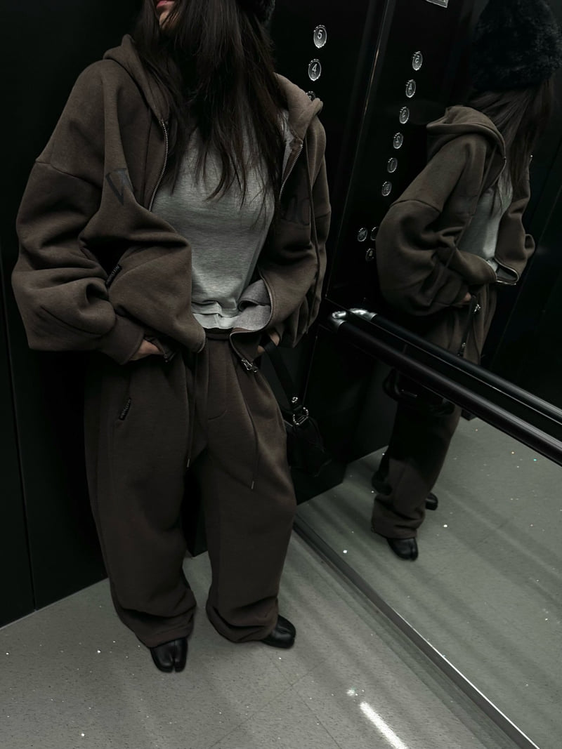 Uoov - Korean Women Fashion - #womensfashion - Y Double Fleece Jogger Pants - 11