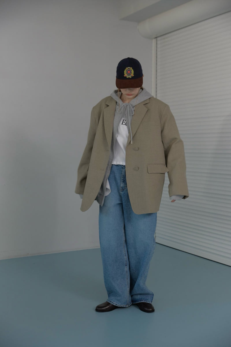 Uoov - Korean Women Fashion - #womensfashion - Line Denim Jacket - 10