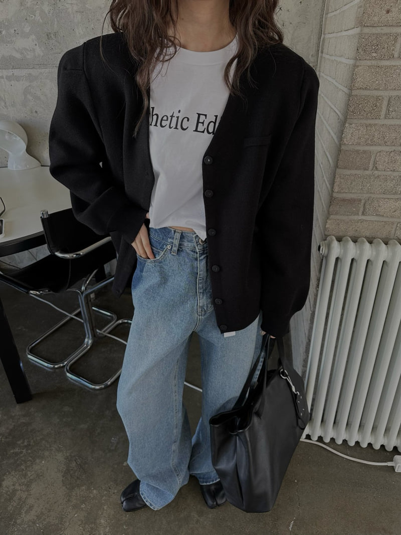 Uoov - Korean Women Fashion - #womensfashion - Line Denim Jacket - 8