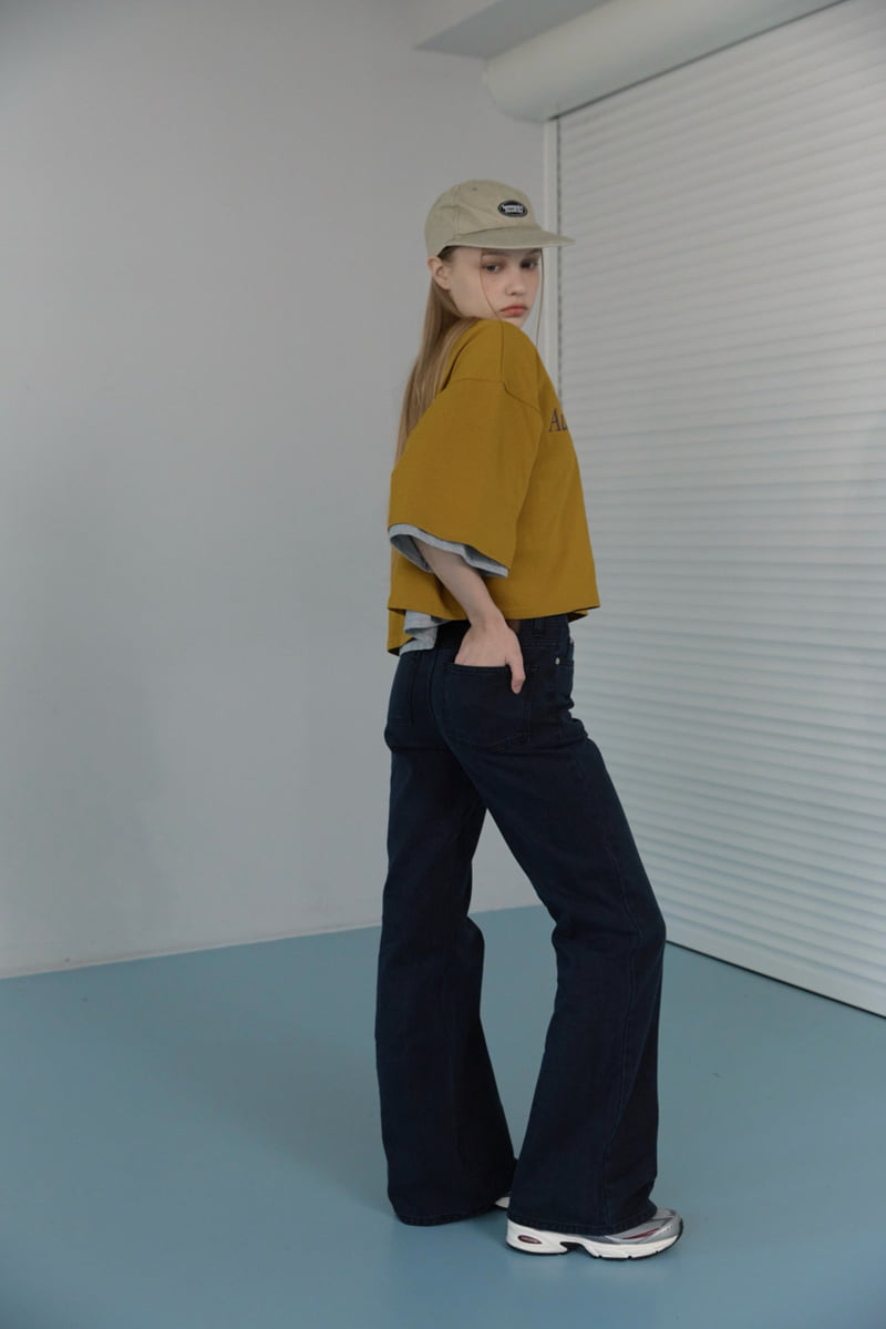 Uoov - Korean Women Fashion - #womensfashion - Navy Bootcut Pants - 9