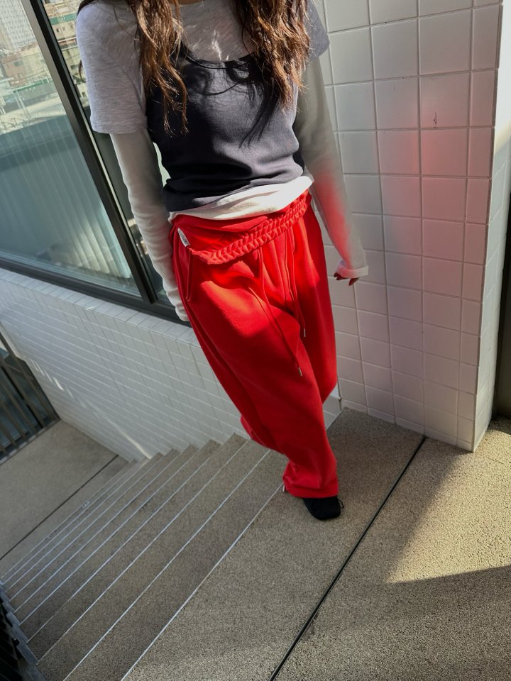Uoov - Korean Women Fashion - #momslook - Slide Pants - 4