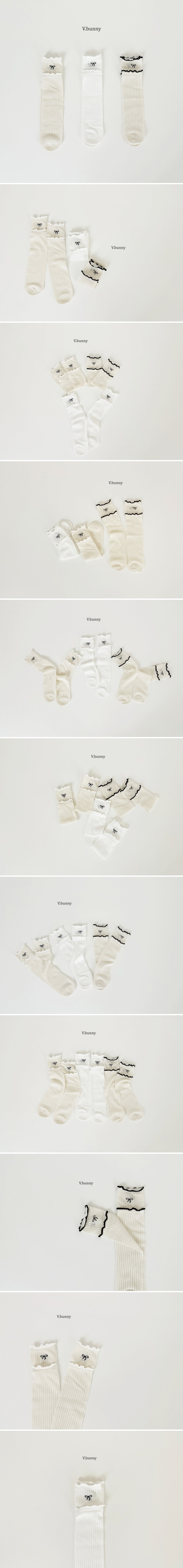 V Bunny - Korean Children Fashion - #magicofchildhood - Lili Socks (set of 3)