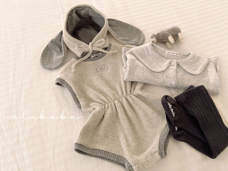 Valu Bebe - Korean Baby Fashion - #babyboutique - Contrast Trim Suit - 5