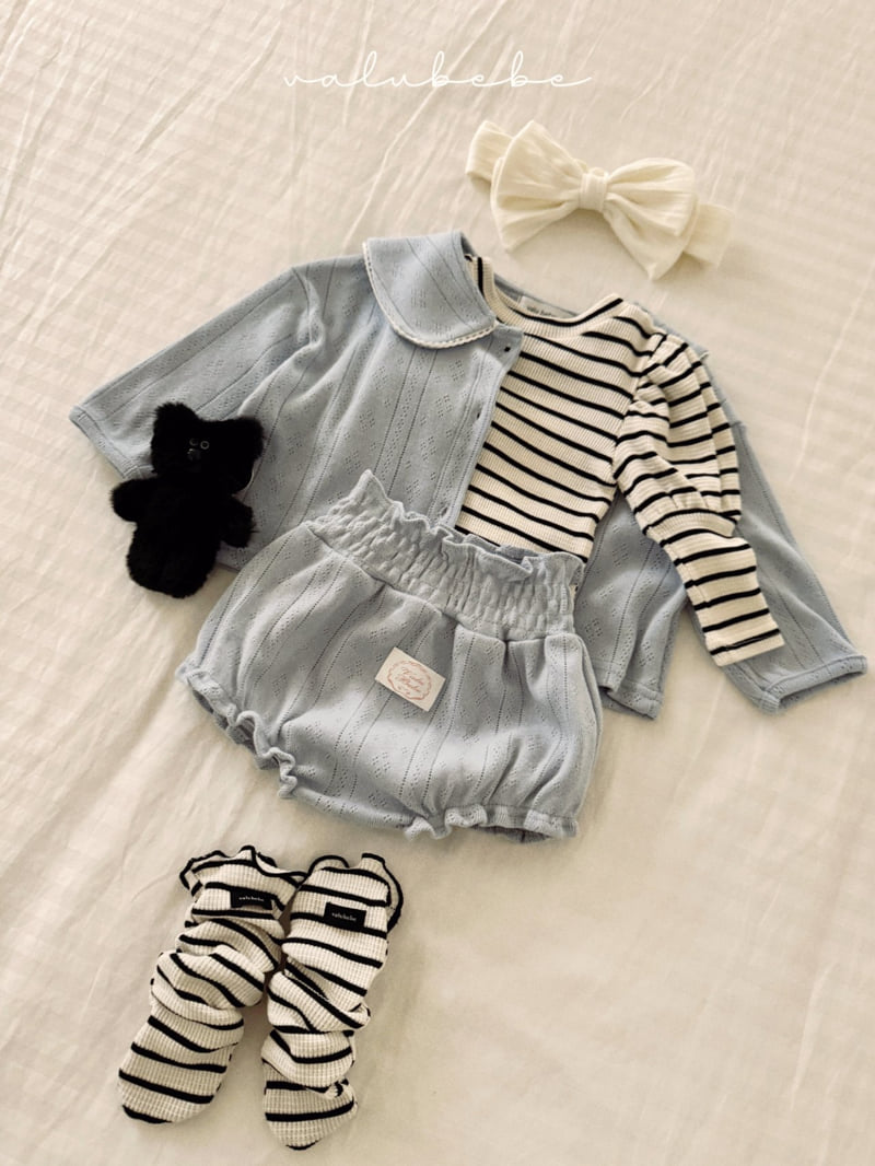 Valu Bebe - Korean Baby Fashion - #babyboutique - Striped Wave Socks - 9