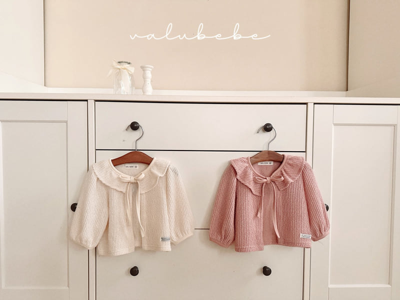 Valu Bebe - Korean Baby Fashion - #babyboutique - Rosy Ribbon Cardigan