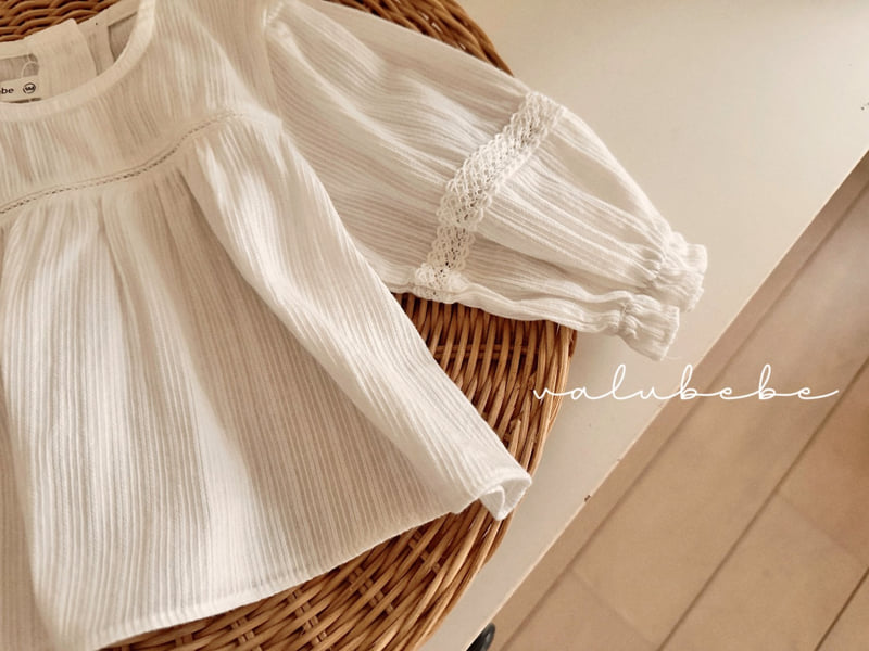 Valu Bebe - Korean Baby Fashion - #babyboutique - Pure Lace Blouse - 11
