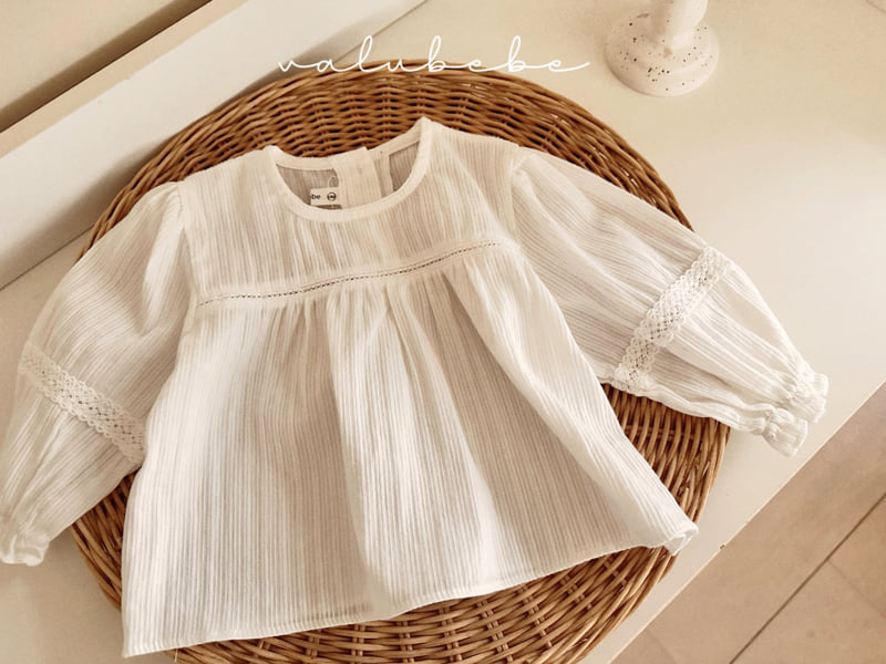 Valu Bebe - Korean Baby Fashion - #babyboutique - Pure Lace Blouse - 12